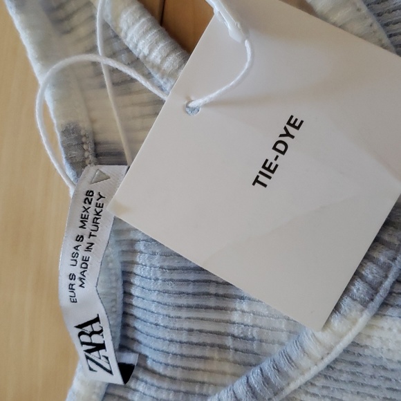 ZARA Ribbed Tie-dye dress - Picture 7 of 8